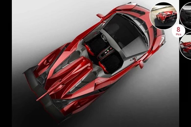 Lamborghini Veneno Roadster (2014)   Top