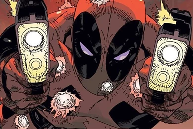 Diving Deadpool iPhone 5 Wallpapers (640x1136)