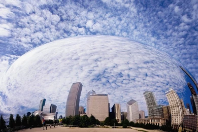 Clouds Chicago Gate Reflections Illinois Cities Fresh New Hd ...