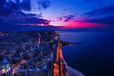 Chicago Sunset Wallpapers