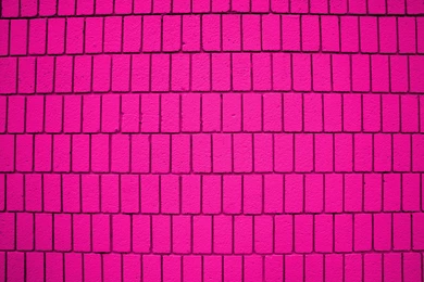 Hot Pink Brick Wall Texture With Vertical Bricks Picture