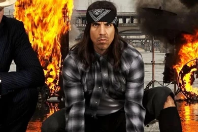 Download Wallpapers 750x1334 Red Hot Chili Peppers, Fire, Smoke ...