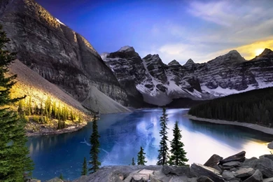 Moraine Lake Canada Wallpapers For Desktop High Resolution