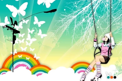 Yellow Color Wallpapers: Sailor Girl Wallpapers