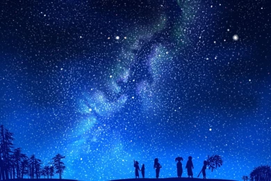 Night Skyscapes Stars Wallpapers   (