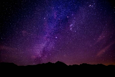 Wallpapers Night, Stars, Milky Way, Mountains Desktop Wallpapers ...