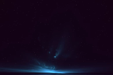 1920x1080 Deep Blue Night Stars Horizon Desktop PC And Mac Wallpapers
