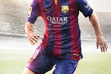 FIFA 15 Global Cover Star Messi   Wallpapers   iPhone 5