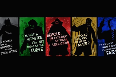 Batman Characters, Joker, Bane, Two face, Scarecrow, Vector ...