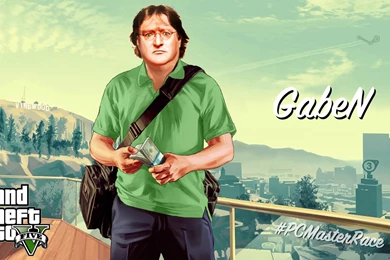 I Made A Glorious GabeN GTA 5 Wallpapers For All Of You! (1920x1080 ...