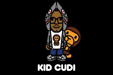 ZOMG ZOMG: Kid Cudi A Bathing Ape Part 2 WALLPAPERS!