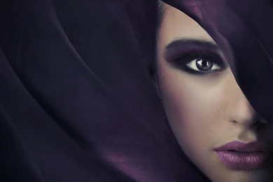 Eyes Purple Fashion Model Lip Wallpapers