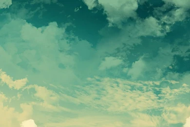 Green Clouds iPad Wallpapers Download