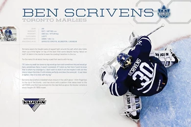 InGoal Desktop Wallpapers Presented By Vaughn Hockey Ben Scrivens ...