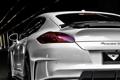 640x960 Vorsteiner Porsche V PT Panamera Rear Angle Iphone 4 Wallpapers
