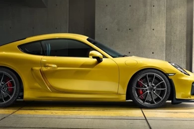 Download Wallpapers 640x1136 Porsche, Cayman, Gt4, Yellow, 2015 ...