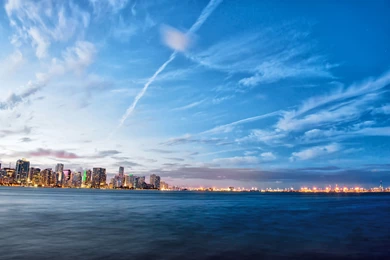 Download Wallpapers Miami, Fl, Florida, Miami, Evening, Lights ...