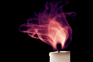 Colorful Candle Smoke Wallpapers