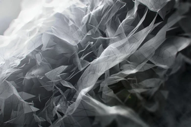 Download Wallpapers 3840x2400 Smoke, Wrinkles, Gray, Light, Blurred ...