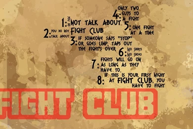 The 8 Rules Of Fight Club   Fight Club Wallpapers (34620453)   Fanpop