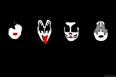Kiss Minimalistic Wallpapers By Viniscg On DeviantArt