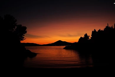 Reservoir At Night Wallpapers