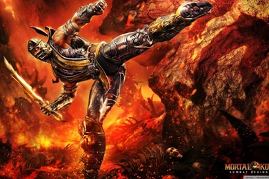 Mortal Kombat 9 Scorpion HD Desktop Wallpapers : High Definition ...