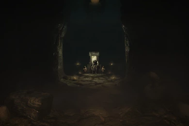 Video Games Undead Throne The Elder Scrolls V: Skyrim Gloomy ...