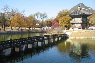 GYEONGBOKGUNG PALACE SEOUL SOUTH KOREA WALLPAPER   (