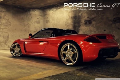 Porsche Carrera GT 3D Max HD Desktop Wallpapers : Widescreen : High ...
