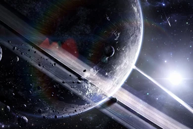 Wallpapers Stars, Planet, Saturn, Saturn And Rings.