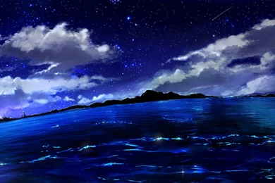 Stock Night Sky Ocean Free By Rin Shiba On DeviantArt