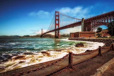Golden Gate Bridge Coast Wallpapers Desktop 5546 Hd Wallpapers ...