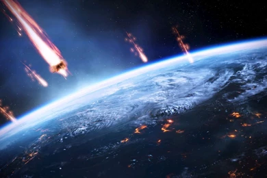 Meteor Rain In Earth HD Wallpapers