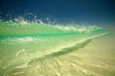 Sun Sea Waves Wallpapers   (