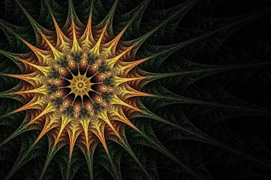 Fractal Sun Wallpapers   Abstract Wallpapers