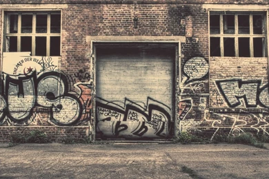 HD Backgrounds City Graffiti Wall Drawing Art Old Street Wallpapers ...