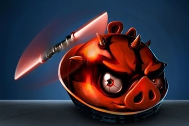 Angry Birds Star Wars Darth Maul Wallpapers Set For Mobile, Tablet ...