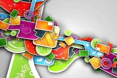 3D Abstract Multi Colors Wallpapers   The Cool Art