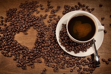 Coffee Beans Heart Coffee Wallpapers.jpg