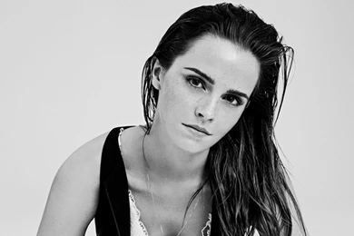 Emma Watson Black And White Wallpapers Full HD
