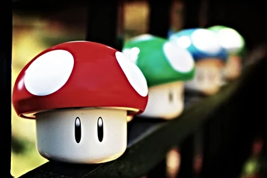 Mario Mushrooms In A Row 2 By Minicorndogs On DeviantArt