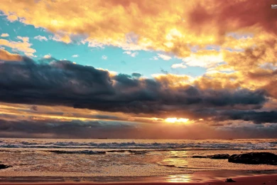 Sunset On A Peaceful Lake Wallpapers Hd Free Android Application ...