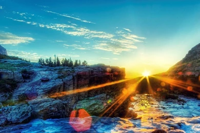 Download Wallpapers 2560x1024 Light, Foam, Sky, Sunset, Bright Dual ...