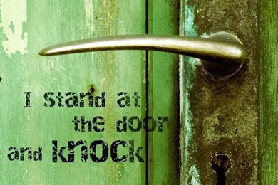 I stand at the door and knock christian wallpaper hd_720x1280.jpg