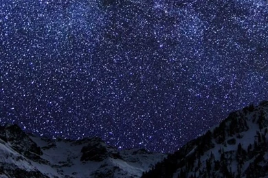 Night Sky Wallpaper, Space: Night Sky, Earth, Sky, Snow, Stars ...