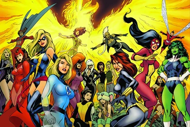 Female Marvel Comic Book Characters Backgrounds 1 HD Wallpapers ...