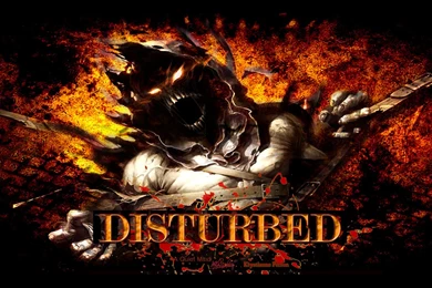 Disturbed Band Logo   Wallpaper.