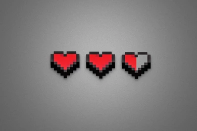 Love Heart Minimalistic Wallpapers   (