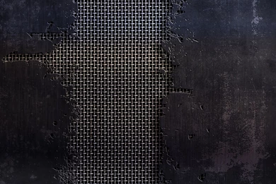 Download Wallpapers 1920x1080 Metal, Mesh, Cracks, Scratches, Black ...